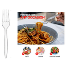 Set 24 Servicios Plástico Desechable Para Cumpleaños Fiestas 2