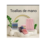 Set 3 Toallas De Mano Algodon 100%, 33x73cm Para Baño-gym 1
