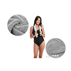 Toalla De Microfibra Multifuncional Poliéster 50x90cm Gris 6