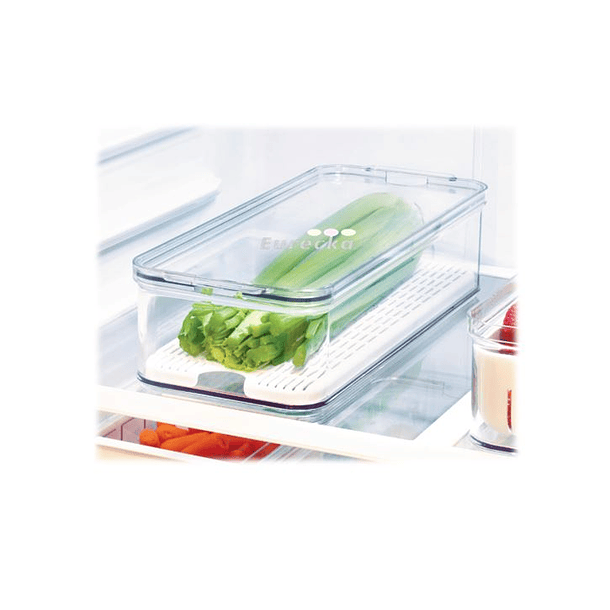 Organizador Refrigerador Acrilico Transparente Con Tapa 4