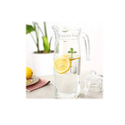 Jarra De Vidrio Alargada Con Tapa  2