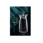 Jarra De Vidrio Alargada Con Tapa  7