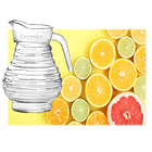 Jarra De Vidrio Glass Jug 1500ml Jugo Agua Gaseosa  4