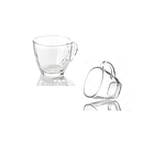 Tazas Cafe Vidrio Set 6 Piezas 65ml Lisa Pequeña 1