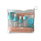 Kit De Viaje Portátil Botella De Vacío Dispensador Líquidos 2