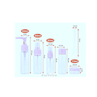 Kit De Viaje Portátil Botella De Vacío Dispensador Líquidos 5