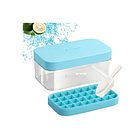 Bandejas Cubitos De Hielo Tapa , Contenedor  Y Cuchara 3