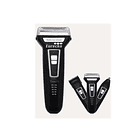 Maquina 3 En 1 Afeita Depiladora Nasal Cortador De Barba   2