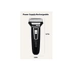 Maquina 3 En 1 Afeita Depiladora Nasal Cortador De Barba   4