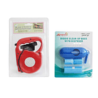 Correa Retractril 5mtrs+dispensador De Bolsas Para Mascotas 2