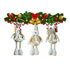 Pack 3 Monos Muñecos Navideños Patas Largas 60cm Pascuero 1