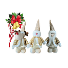 Pack 3 Monos Muñecos Navideños Patas Largas 60cm Pascuero 4