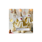 Pack 3 Monos Muñecos Navideños Patas Largas 60cm Pascuero 2