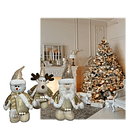 Pack 3 Monos Muñecos Navideños Patas Largas 60cm Pascuero 8
