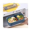 Taper 3 Compartimentos De Plástico Para Comida 1000 Ml 5