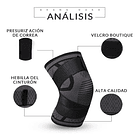 Rodillera De Compresión Con Fibra Elastica Con Velcro  4