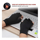 Guantes Compresión Artritis Medio Dedo ,fibra Cobre 2