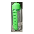 Botella De Agua 600ml + Pastillero Organizador De Pastillas  3