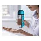 Botella De Agua 600ml + Pastillero Organizador De Pastillas  6