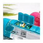 Botella De Agua 600ml + Pastillero Organizador De Pastillas  7