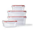 Set De 4 Tapper Tuper Hermeticos Para Comida Plastico 2