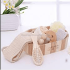 Set De Esponjas Exfoliantes Para El Cuerpo En La Ducha, Baño 2