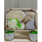 Set De Esponjas Exfoliantes Para El Cuerpo En La Ducha, Baño 3