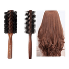 Set 2 Cepillo Peine Cabello Pelo Con Cerdas Naturales  3