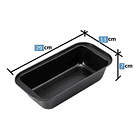 Pack X2 Molde Para Queques Repostería Moldes Para Pan Moldes 4