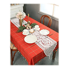 Camino De Mesa Mantel De Centro Comedor Decoración 150*32 Cm 1