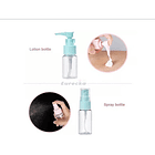 Kit De Viaje Portátil Botella De Vacío Dispensador Líquidos 3