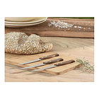 Set 12 Cuchillos Mesa Con Diente Y Mago De Madera 6