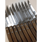 Set 12 Cuchillos Mesa Con Diente Y Mago De Madera 7