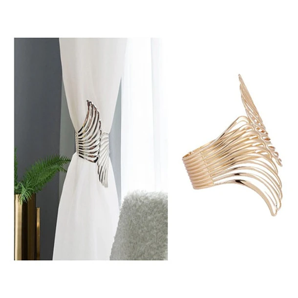 Sujetador De Cortina Decorativo Hogar Accesorios 4