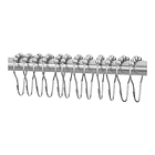 Kit De 12 Ganchos De Acero Inoxidable Para Cortinas De Baño 1