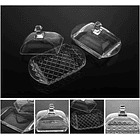 Mantequillera Rectangular De Vidrio 4
