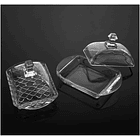 Mantequillera Rectangular De Vidrio 5