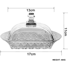 Mantequillera Rectangular De Vidrio 6