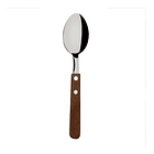 Set 12 Cucharas Acero Inoxidable Cubiertos Madera Cocina 7