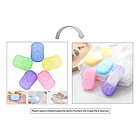 Papel Jabón Desechable De Baño Portátil De Viaje Para Manos 2