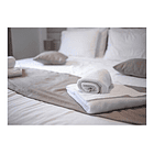 Juego De Toallas ( Mano + Baño ) Blanca Alta Calidad. 1