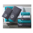 Juego De Toallas ( Mano + Baño ) Con Bordado Alta Calidad. 3
