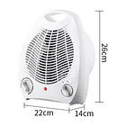 Calefactor Eléctrico Termoventilador 2000w   7