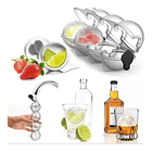 Molde Para Hielo Esfera Cubetera Hielos Para Whisky Cubeta P 4
