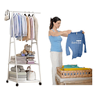 Estante Organizador Colgador Con Perchero Exhibidor De Ropa  1