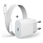 Cargador Adaptador Cabezal 25w Carga Rápida Más Cable 1