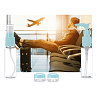 Kit De Viaje Portátil Botella De Vacío Dispensador Líquidos 3