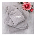 Toalla De Microfibra Multifuncional Poliéster 50x90cm Gris 8