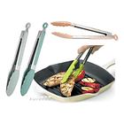 Pinzas Tenazas Cocina Asados Bbq Comedor Acero Inox Silicona 5