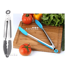 Pinzas Tenazas Cocina Asados Bbq Comedor Acero Inox Silicona 6